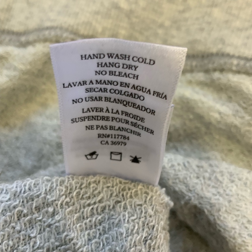 Rails Marlo Flocked Leopard Print Sweatshirt Grey… - image 6